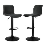 NNEDSZ Artiss 4x Bar Stools Kitchen Swivel Gas Lift Chairs Black
