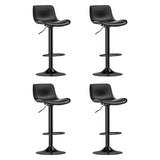 NNEDSZ Artiss 4x Bar Stools Padded Seat Gas Lift Black