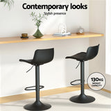 NNEDSZ Artiss 4x Bar Stools Padded Seat Gas Lift Black