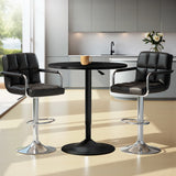 NNEDSZ Artiss Bar Table and Stools Set Dining Desk Kitchen Chairs Cafe Pub