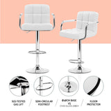 NNEDSZ Artiss Bar Table and Stools Set Dining Desk Kitchen Chairs Cafe Pub