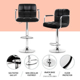NNEDSZ Artiss Bar Table and Stools Set Dining Desk Kitchen Chairs Cafe Pub