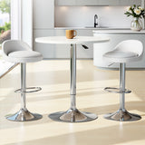 NNEDSZ Artiss Bar Table and Stools Set Dining Desk Kitchen Chairs Cafe Pub