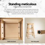 NNEDSZ Artiss Bar Table and Stools Set Dining Desk Kitchen Chairs Cafe Pub
