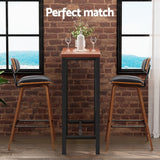 NNEDSZ Artiss Bar Table and Stools Set Dining Desk Kitchen Chairs Cafe Pub