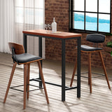 NNEDSZ Artiss Bar Table and Stools Set Dining Desk Kitchen Chairs Cafe Pub