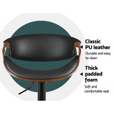 NNEDSZ Artiss Bar Stools Gas Lift Leather w/Armrest