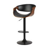 NNEDSZ Artiss Bar Stools Gas Lift Leather w/Armrest