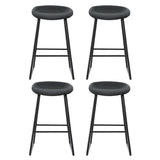 NNEDSZ Artiss 4x Bar Stools Kitchen Dining Chairs Counter Stool PU Leather Metal