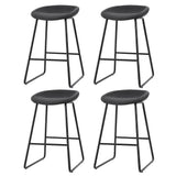 NNEDSZ Artiss 4x Bar Stools Kitchen Dining Chairs Counter Stool PU Leather Metal