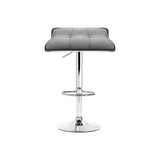 NNEDSZ Artiss 4x Bar Stools Linen Padded Gas Lift