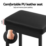 NNEDSZ A Set of 4 Artiss Metal Bar Stools PU Seat Dining Counter Chairs