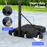 NNEDSZ 2.6M Basketball Hoop Stand System Portable Kid