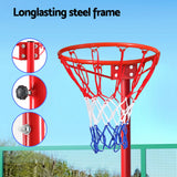 NNEDSZ 3.05M Netball Hoop Basketball Stand System Net Ring