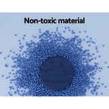 NNEDSZ Kids Basketball Hoop Stand Adjustable 6-in-1 Sports Center Toys Set Blue