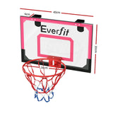 NNEDSZ 23" Mini Basketball Hoop Backboard Door Wall Mounted Sports Kids Red