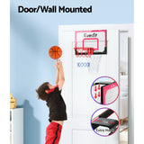 NNEDSZ 23" Mini Basketball Hoop Backboard Door Wall Mounted Sports Kids Red