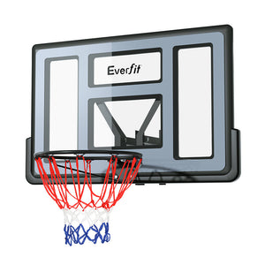NNEDSZ 45" Basketball Hoop Backboard Wall Mounted Ring Net Sports Pro System