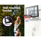 NNEDSZ 45" Basketball Hoop Backboard Wall Mounted Ring Net Sports Pro System