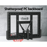 NNEDSZ 45" Basketball Hoop Backboard Wall Mounted Ring Net Sports Pro System