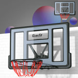 NNEDSZ 45" Basketball Hoop Backboard Wall Mounted Ring Net Sports Pro System