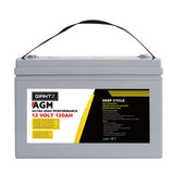 NNEDSZ Deep Cycle Battery 12V 120Ah x2 Box Portable Solar Caravan Camping