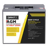 NNEDSZ Deep Cycle Battery 12V 25Ah Box Portable Solar Caravan Camping