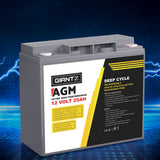 NNEDSZ Deep Cycle Battery 12V 25Ah Box Portable Solar Caravan Camping