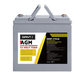 NNEDSZ Deep Cycle Battery 12V 75Ah x2 Box Portable Solar Caravan Camping