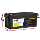 NNEDSZ 12V 200Ah Lithium Battery LiFePO4 Deep Cycle Box Solar Caravan Camping