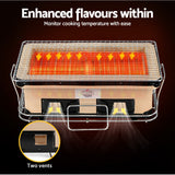NNEDSZ BBQ Grill Tabletop Charcoal Smoker