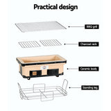 NNEDSZ BBQ Grill Tabletop Charcoal Smoker