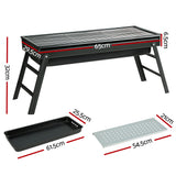 NNEDSZ BBQ Grill Charcoal Smoker Foldable