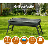 NNEDSZ BBQ Grill Charcoal Smoker Foldable
