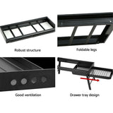 NNEDSZ BBQ Grill Charcoal Smoker Foldable