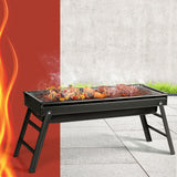 NNEDSZ BBQ Grill Charcoal Smoker Foldable