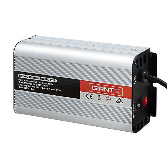 NNEDSZ 12V 20A Car Battery Charger Inverter 20 Amp ATV 4WD Boat Caravan