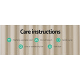 NNEDSZ 2X Blockout Curtains Eyelet 140x230cm Beige