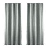 NNEDSZ 2X Blockout Curtains Eyelet 240x230cm Grey Shine
