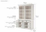 NNENVS Hutch Bookcase Unit