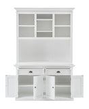 NNENVS Buffet Hutch Unit with 2 Adjustable Shelves