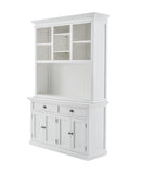 NNENVS Buffet Hutch Unit with 2 Adjustable Shelves