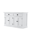 NNENVS Buffet Hutch Unit with 2 Adjustable Shelves