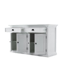 NNENVS Buffet Hutch Unit with 2 Adjustable Shelves
