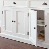 NNENVS Buffet Hutch Unit with 8 Shelves