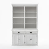 NNENVS Buffet Hutch Unit with 8 Shelves