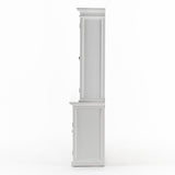 NNENVS Buffet Hutch Unit with 4 Glass Doors