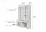 NNENVS Hutch Unit with 6 Shelves