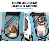 NNEMB Pet & Cargo Bike Trailer, Bicycle Pet & Cargo Trailer, Jogger, Cargo Carrier, Blue