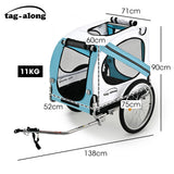 NNEMB Pet & Cargo Bike Trailer, Bicycle Pet & Cargo Trailer, Jogger, Cargo Carrier, Blue